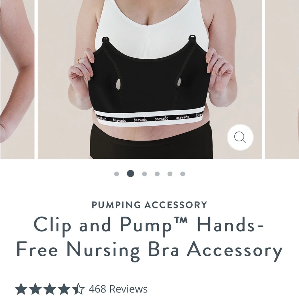 Bravado clip and pump hands free nursing bra attachment (2 of them)